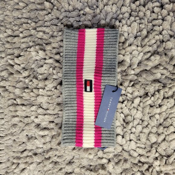 TOMMY HILFIGER WOMENS KNIT SCARF ROUND - Picture 8 of 11